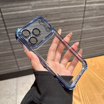 電鍍 四角防摔 不發黃 適用於  iPhone 17 16 手機殼 12 13 14 15 16 pro max 防摔殼