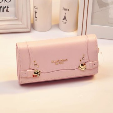 凱蒂貓真皮女可愛日系ins錢包