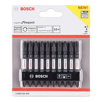 BOSCH 博世 台灣公司貨 高扭力PH2起子頭組 65mm 10支  1組