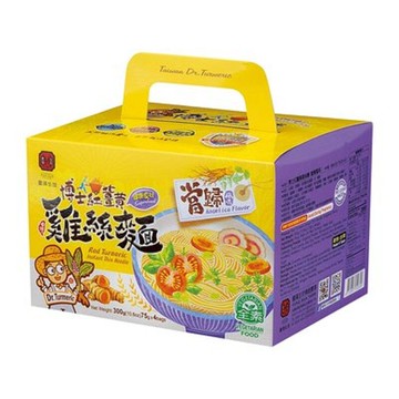 豐滿生技  博士紅薑黃雞絲麵-當歸風味75公克×4入/盒