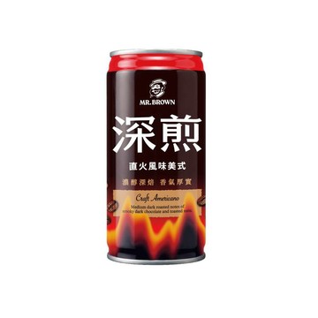 伯朗深煎咖啡- 直火風味美式240ML