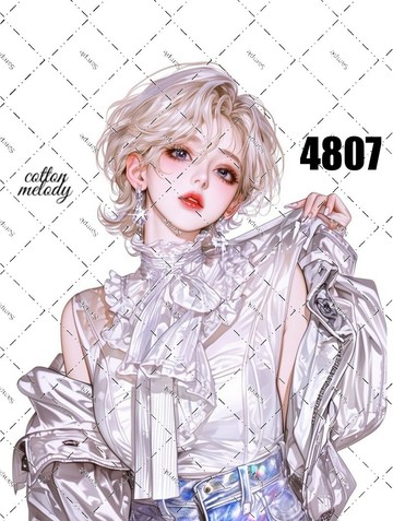 original sticker no.4807 人物貼紙 原創貼紙 原創人物貼紙 裝飾貼紙 cotton melody
