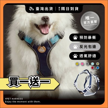 任選2件1390｜『摸肚肚』5秒穿戴寵物胸背帶 牽繩 中型犬 大型犬 寵物背帶 夜間反光 狗胸背帶 寵物背心 柴犬