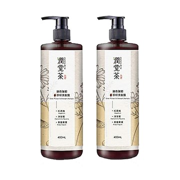 茶寶Teapower潤覺茶/鎖色強韌茶籽洗髮露/鎖色強韌茶籽洗髮露/400ml/2瓶組