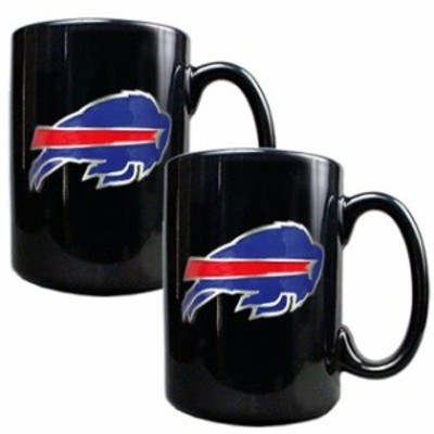 Great American Products ゲット アメリカン プロダクツ スポーツ用品  Buffalo Bills Black 15oz. Coffee Mug Set