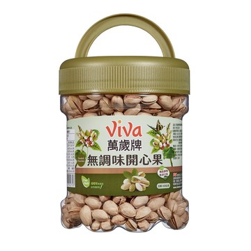 [家速配]【限量】萬歲牌無調味開心果420g(無提袋)