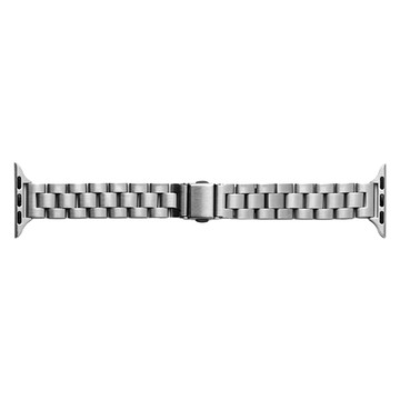 NUART 蘋果手錶相容纖薄金屬錶帶  1條  銀色  Apple Watch 44/45/46/49mm 1/2/3代 42mm