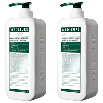 MEDISURE 強健髮根去屑護理洗髮精 深層清潔頭皮 告別頭皮屑困擾  1L  2瓶