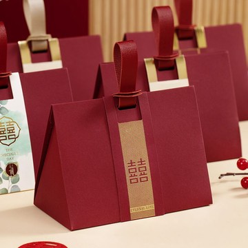 🔥臺灣出貨🔥2025新款 國風復古結婚喜糖盒 中式婚禮高級感賓客回禮 糖果包裝盒 喜糖盒 結婚伴手禮包裝盒