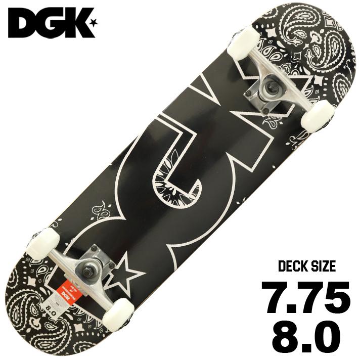 スケボー コンプリート ディージーケー デッキ DGK Paisley Complete