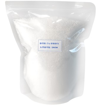 雪花粉史萊姆材料 200g  1個  白色