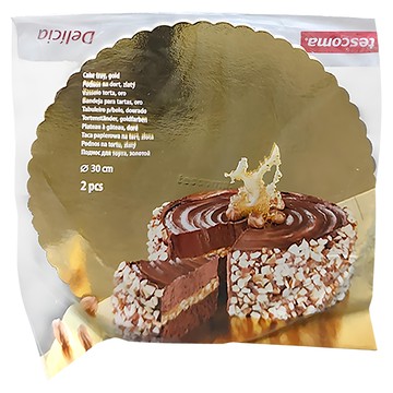 Tescoma 蛋糕底盤Set 金色  30 x 0.3cm  2個