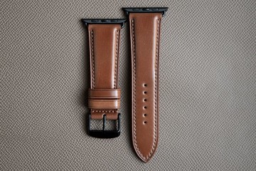Apple Watch 錶帶 - Horween Bourbon 色馬臀皮 (訂製款)