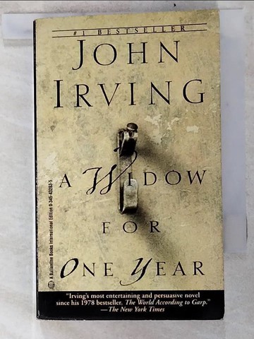 【書寶二手書T5／原文小說_LIL】A Widow for One Year_John Irving
