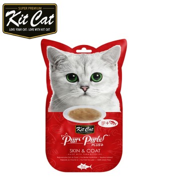 Kit Cat Kitcat呼嚕嚕肉泥-皮毛保健配方(鮪魚) 60g