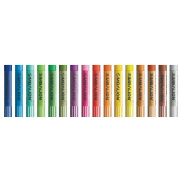 雄獅 粉蠟筆 共59色 單色100支 /盒 3207201A（特訂品須備貨約10-14天，無法退換，部分色號易缺貨，建議來電洽詢）