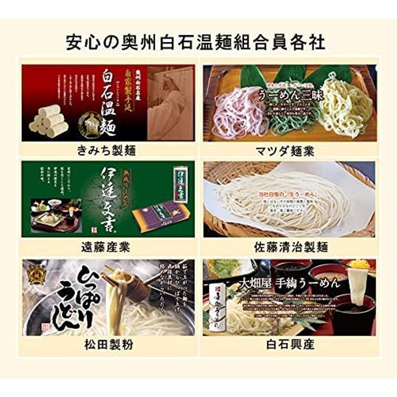 宮城県白石市 奥州白石温麺協同組合 白石温麺 真伝承白石うーめん バラ100g 3束 2袋 組合推奨品