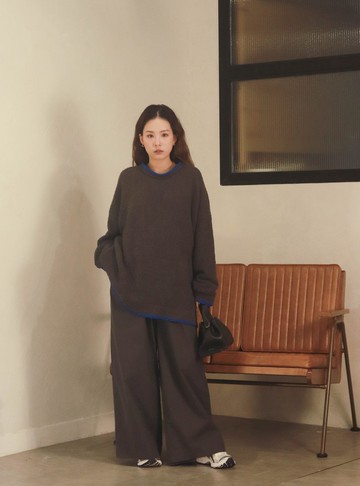 *現貨 限定優惠*浮生系列 Oversize piping sweater
