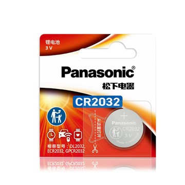Panasonic CR2032 鈕扣型電池 3V專用鋰電池(單卡5顆入)