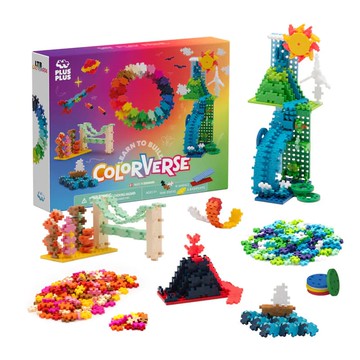 【丹麥Plus Plus】創作系列-彩色世界1000片