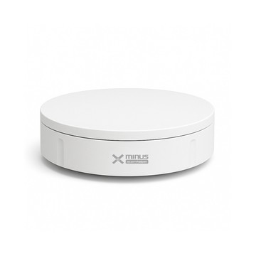 旋轉拍攝台 【REVOPOINT適用】XMinus 30Cm White 遙控電動多工轉台/轉盤【拍攝、直播、展示、掃描】