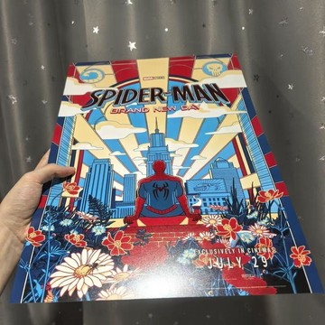 【正版發售】蜘蛛人首週海報 蜘蛛人重生日海報 蜘蛛人海報 主視覺海報 FANDANGO視覺A3工藝海報 電影官方周邊海報