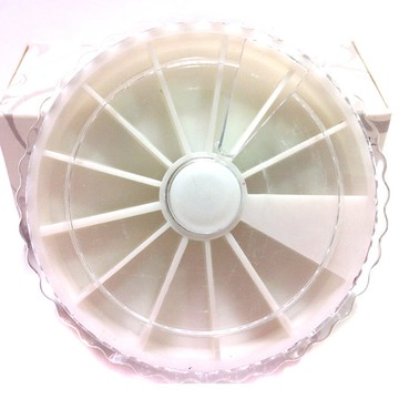 嘉奈兒 12格圓盤放鑽空盒 小 (直徑5.9cm) [25493] ::WOMAN HOUSE::