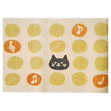 環保系列防滑室內地墊 - 律動音符 日本產  1個  180 x 45cm