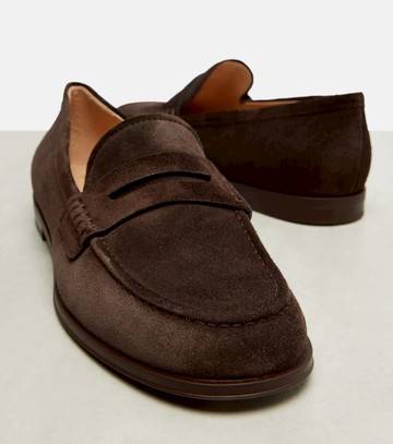 Gianvito Rossi Georgie suede driving shoes