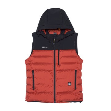 5th STREET｜山形｜男裝｜撞色羽絨背心｜ 暗紅