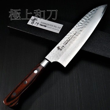 【極上和刀】堺孝行 三德刀 33層大馬士革VG10 180mm(7392)