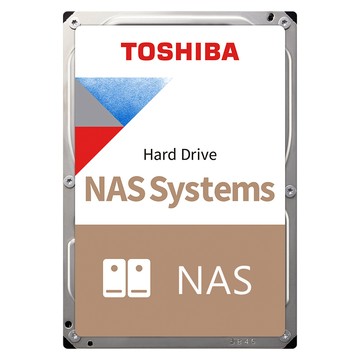 TOSHIBA 【N300 NAS碟】(HDWG51CAZSTA) 12TB /7200轉/512MB/3.5吋/3Y NAS硬碟