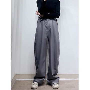 2023年秋季百搭闊腿寬松休閑長褲