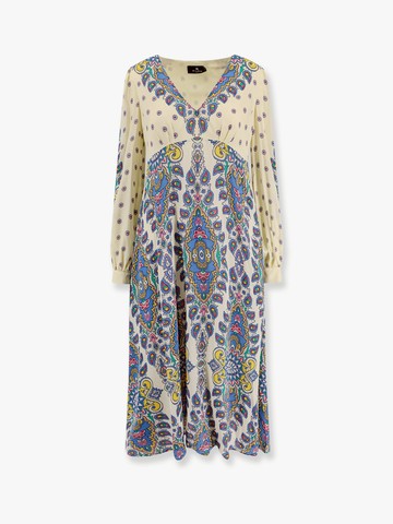 Viscose dress with multicolor print - ETRO - gender_Woman