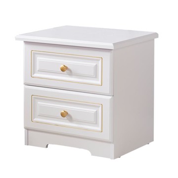 床頭柜簡約現代白色臥室儲物收納柜輕奢經濟型簡約床邊小柜子 雙11全館免運