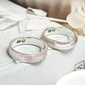 ART64 質感銀戒 直紋設計 925純銀戒指 男戒 女戒 訂製款戒指