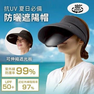 【日本ALPHAX】夏季必備神器-可調式防曬遮陽帽 抗UV 抗紫外線 夏日必備 戶外防曬 野餐通勤(日本正規品)