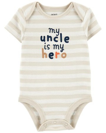 Baby Uncle Short-Sleeve Bodysuit