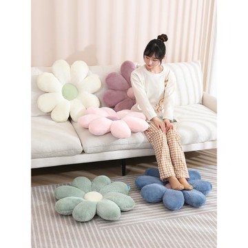 ins風太陽花抱枕沙發客廳花朵飄窗靠墊花瓣靠背現代輕奢床頭靠枕