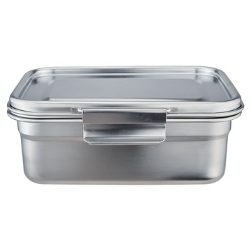 PLUS PERFECT 理想 極緻316不銹鋼保鮮盒 SJ-9030280 2800cc 25cm高  不鏽鋼 銀色  1個