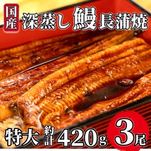 国産 うなぎ 蒲焼 大 3尾 漁協オリジナル 深蒸し 蒲焼き たれ付き 1尾 約140g～150g （ うなぎ 鰻 うなぎ蒲焼 鰻蒲焼 うなぎ国産 鰻 うなぎ深蒸し 鰻3尾 鰻セット うなぎ 鰻 FN-SupportProject 鰻 FN-SupportProject 鰻重 鰻丼 FN-SupportProject うなぎ蒲焼き 年末企画 静岡 年末企画 沼津 年末企画 ）