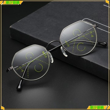 👓老花眼鏡👓複古圓框老花眼鏡 看遠看近老花眼鏡 時尚個性老花眼鏡 高清老視鏡 閱讀鏡 老花眼鏡 老花鏡 眼鏡