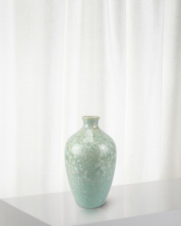 Crystal Glaze Porcelain Vase, 13"