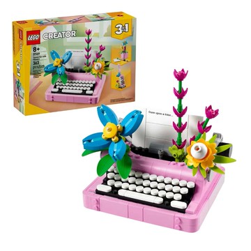 【LEGO 樂高】磚星球〡 31169 三合一系列 花飾打字機 Typewriter with Flowers