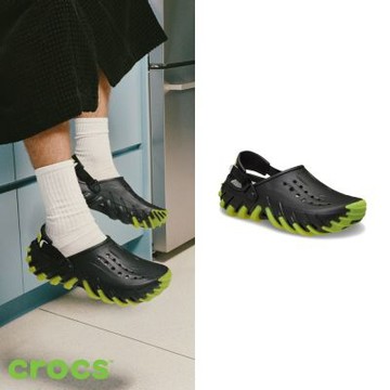 Crocs卡駱馳 (中性鞋)  波波坦克酷炫克駱格 Echo -黑色 211458-001