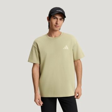 adidas 愛迪達 短袖上衣 男 寬鬆版型 亞規 XPL GFX TEE 褐綠 KE3700