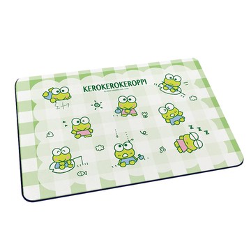 【Sanrio三麗鷗】軟式珪藻土吸水地墊-玩樂大眼蛙 （60x40x0.5cm） _廠商直送