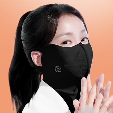MODELO 抗UV面罩  黑色  1個  L