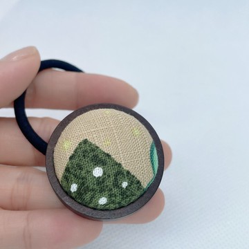 手工原木髮束-遠山