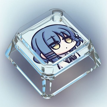 機械鍵盤卡通孤獨搖滾透明鍵帽山田涼小孤獨喜多鬱代動漫個性配件